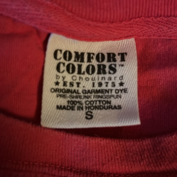 Comfort Colors Marshland Apparel Red "Anchor Design" Long Sleeve T Shirt Size S - Picture 7 of 12